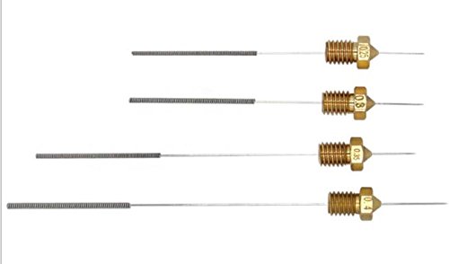 12Pcs 3D Printer Nozzle Cleaning Kit - 0.15mm to 0.4mm Extruder Needle Cleaner Tools for Ender 3, CR-10, Anycubic - Perfect for Removing Clogs & Maintaining Print Quality