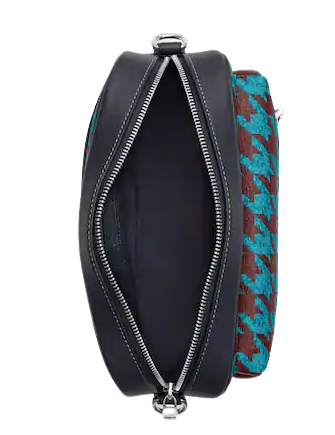 Coach Elias Crossbody Bag with Houndstooth Print - Stylish Shoulder Purse for Women, Perfect for Work, Travel & Everyday Use