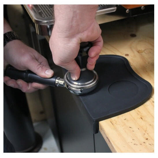 Rhinowares Corner Tamper Mat - Non-Slip Silicone Barista Tool for Espresso Machine, Perfect for Coffee Shops & Home Brewing