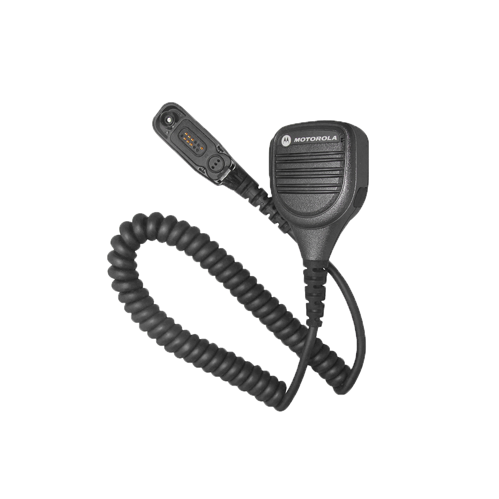 Motorola PMMN4024 UL Approved Two-Way Radio Speaker Mic - Hands-Free Communication for Construction, Security & Outdoor Activities
