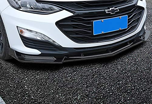 EPARTS Carbon Fiber Front Bumper Lip for 2019-2021 Chevy Malibu - Sporty Styling Upgrade