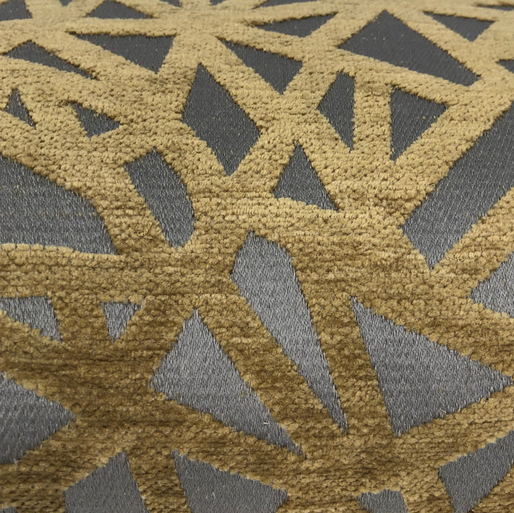 Kirby Golden Umber Brown Web Chenille Pillow Cover - Soft Decorative Throw Pillow Case for Sofa, Bed, Couch - Home Decor Accent for Living Room & Bedroom