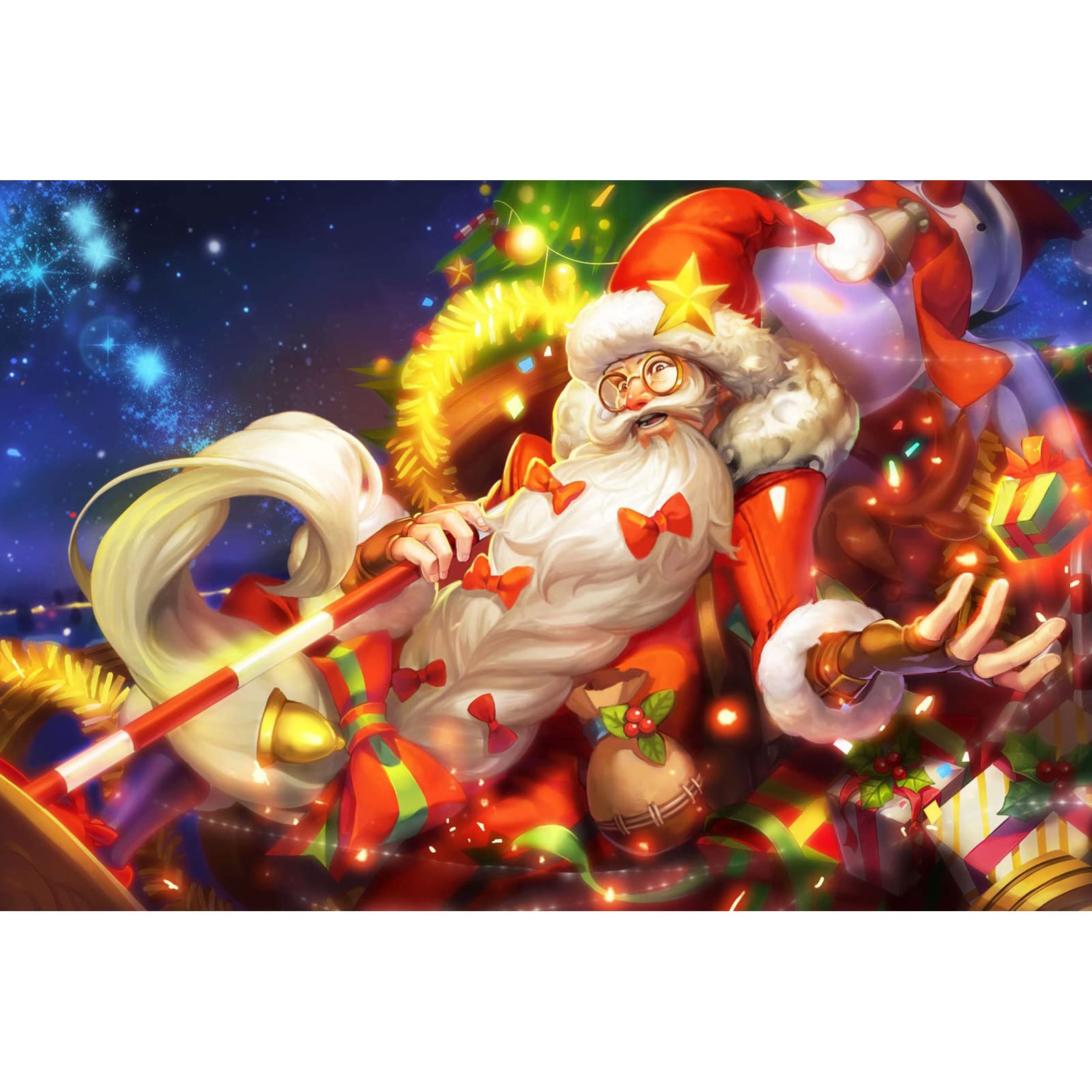 1000-Piece Jigsaw Puzzle - Santa Claus Magic Sneak Peek Series (IG-2053) | Adult Puzzle Games, Unique Graduation & Birthday Gift Idea, Home Decor | Perfect for Family Game Nights & Holiday Activities