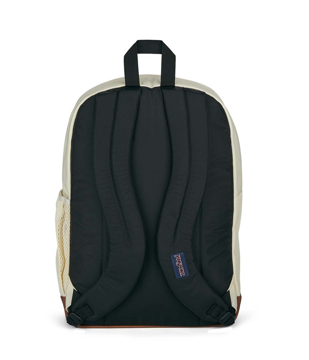 JanSport Cool Student Backpack for School & Travel - Lightweight Laptop Backpack with Padded Straps, Durable Water-Resistant Material (Coconut Color) - Perfect for College, High School & Everyday Use