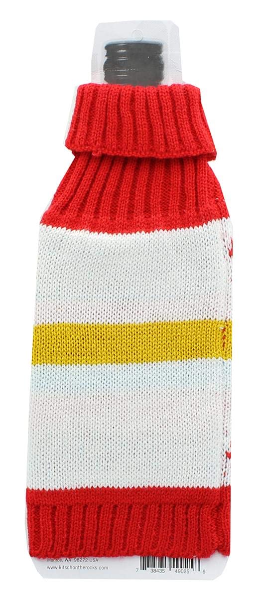 Coop Knit Booze Bottle Cozy - Insulated Wine & Beer Bottle Cover - Perfect for Picnics, Parties & Gifts - 'I'll Drink to That!
