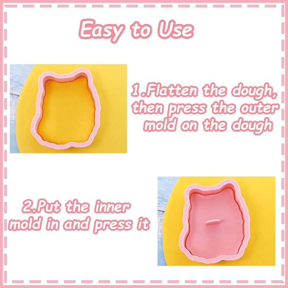 8-Piece 3D Dog Cookie Cutter Set - Puppy Shaped Baking Molds for Cookies, Cupcakes, Pancakes & Pastries | Perfect for Dog Birthday Parties, Pet-Themed Baking & Holiday Decorations