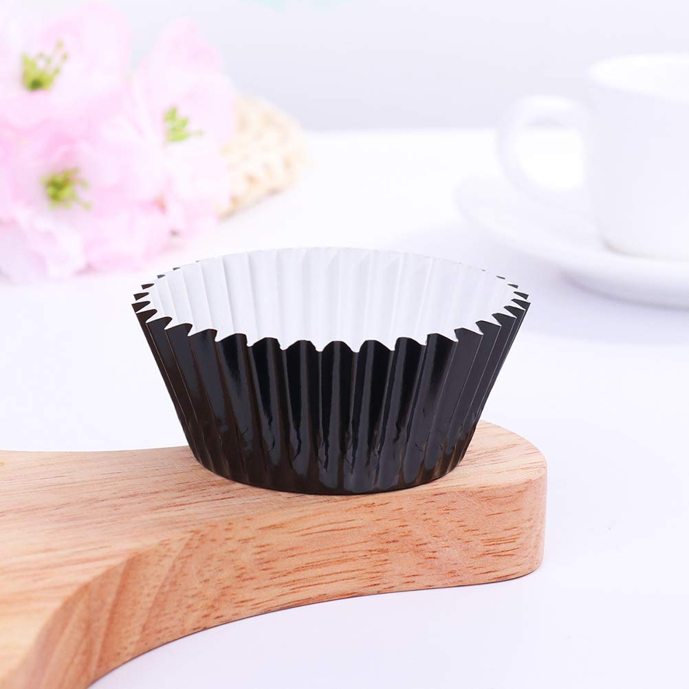 DOITOOL 200PCS Natural Greaseproof Muffin Baking Cups - Disposable Cupcake Liners & Wrapper for Mini Cakes, Perfect for Home Baking, Party Desserts and Holiday Treats