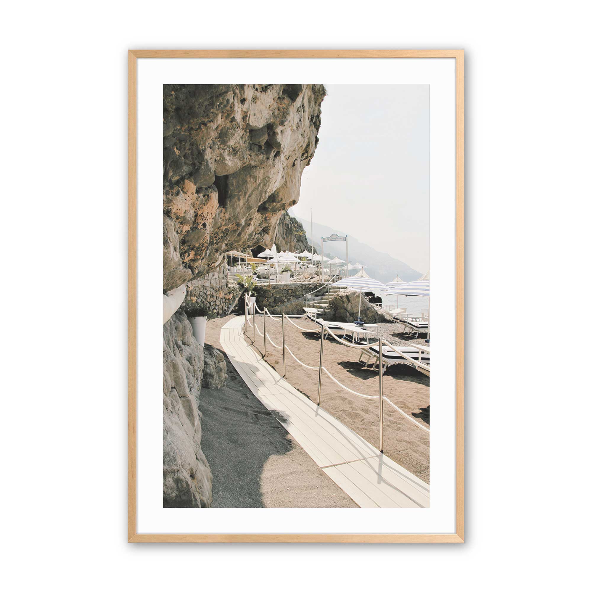 Beachfront Serenity Print - Coastal Wall Art Decor for Living Room, Bedroom & Office - Perfect for Beach House, Vacation Home & Coastal Style Interiors