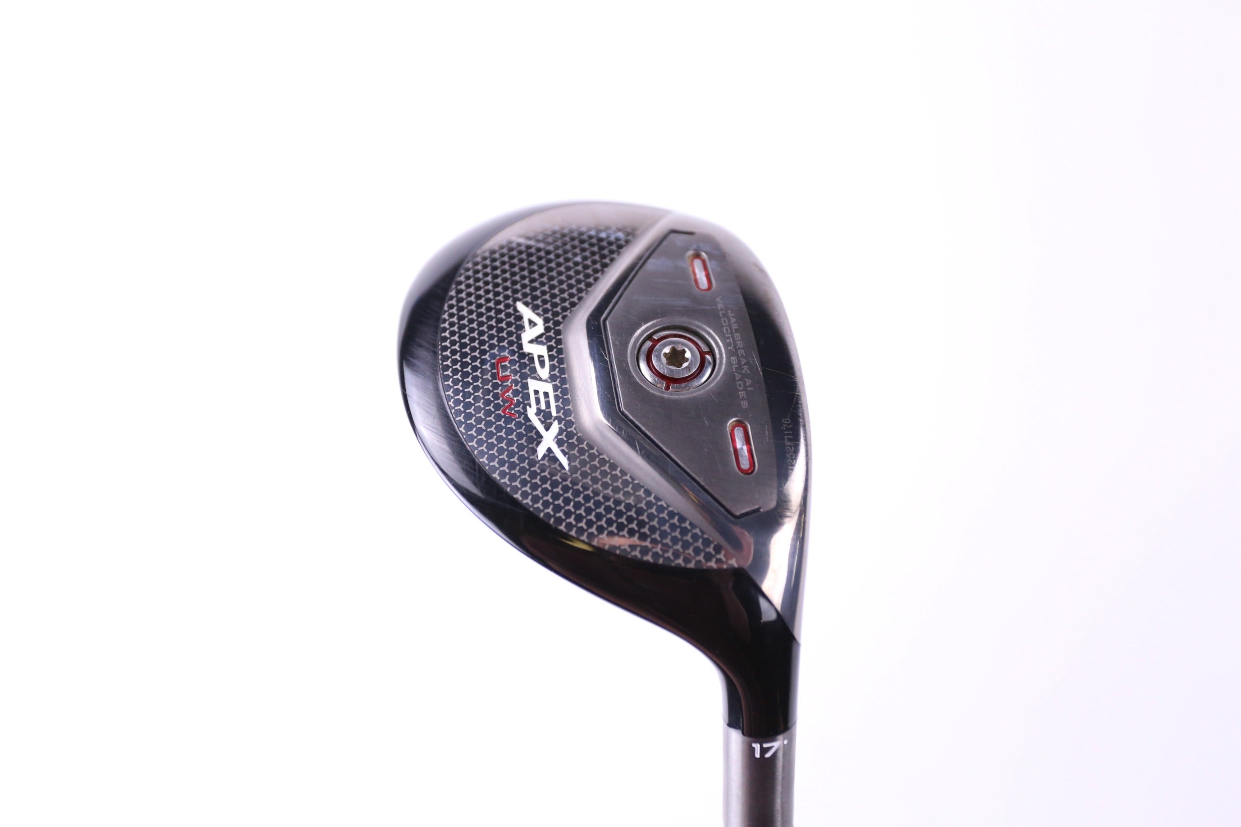 Used Callaway Apex UW 24 3H Right Handed 17° Regular Flex Golf Hybrid - Perfect for Mid-Handicap Players on Fairway Shots