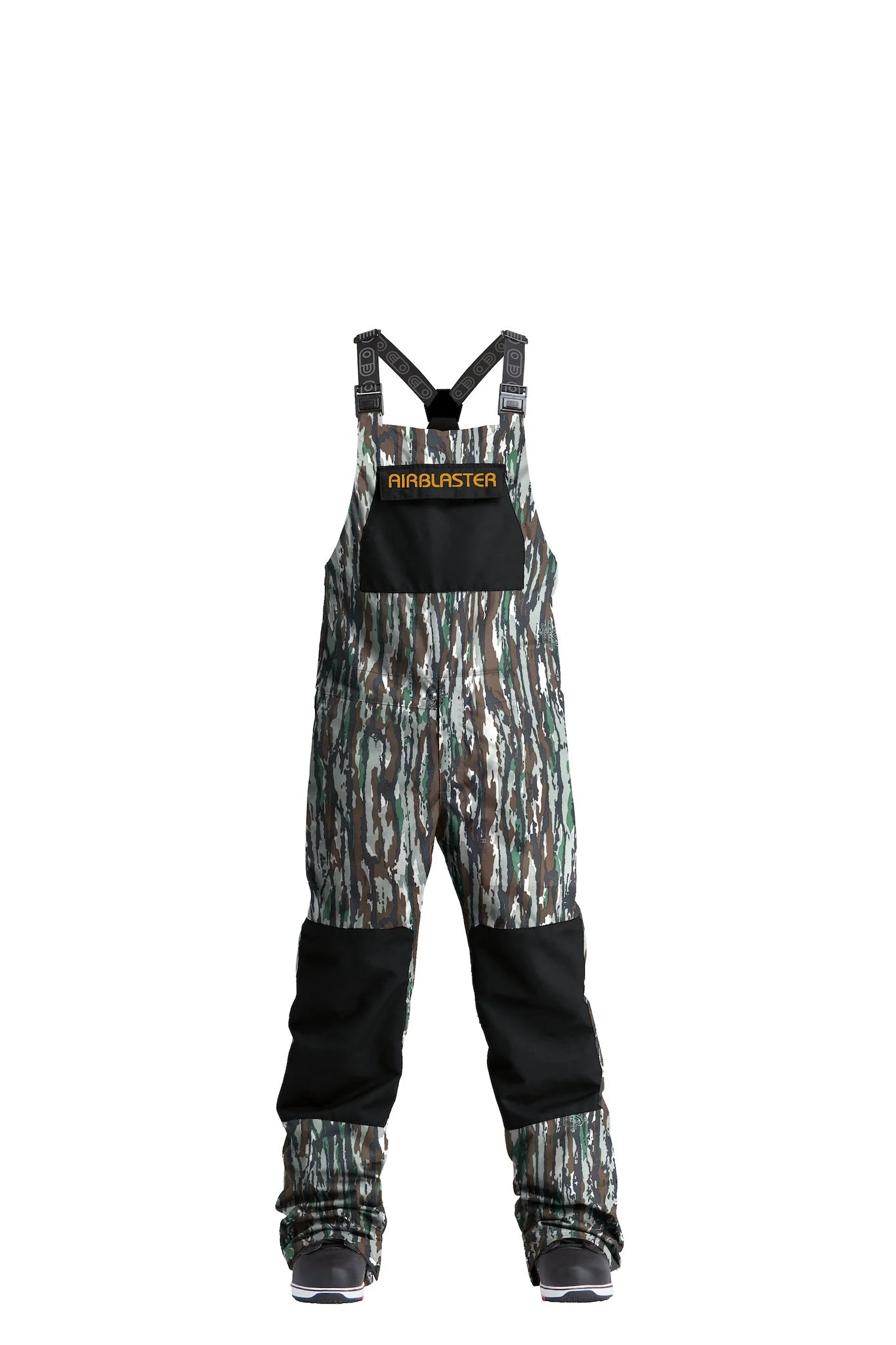 Airblaster 2024 Freedom Bib Snow Pants - RealTree Original Camo Pattern - Waterproof Insulated Snowboard Pants for Men & Women - Perfect for Skiing, Snowboarding & Winter Outdoor Activities