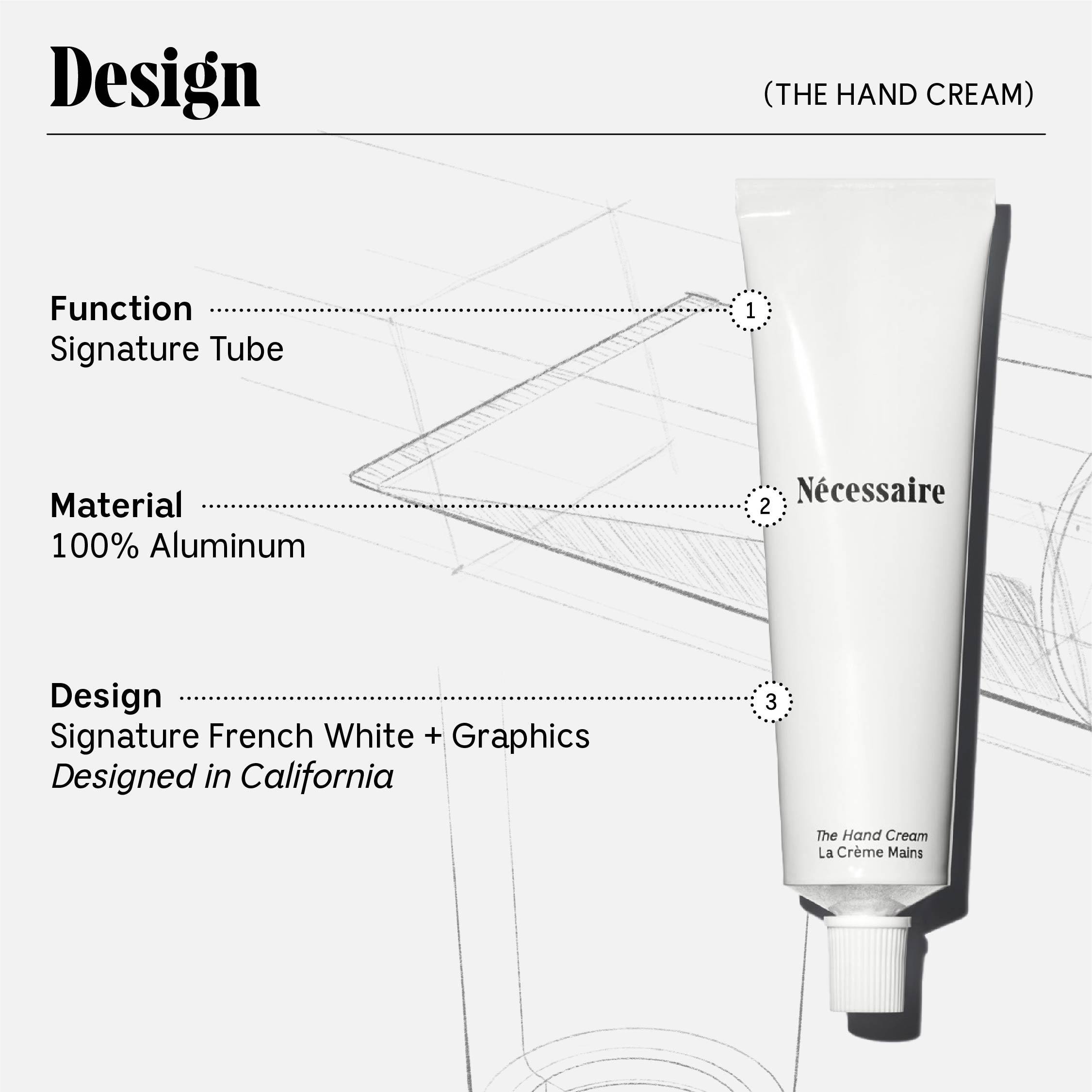 Necessaire The Hand Cream Barrier Treatment - 5 Ceramides & 5 Peptides with Niacinamide for Dry, Cracked Hands | Perfect for Winter Care & Daily Moisturizing