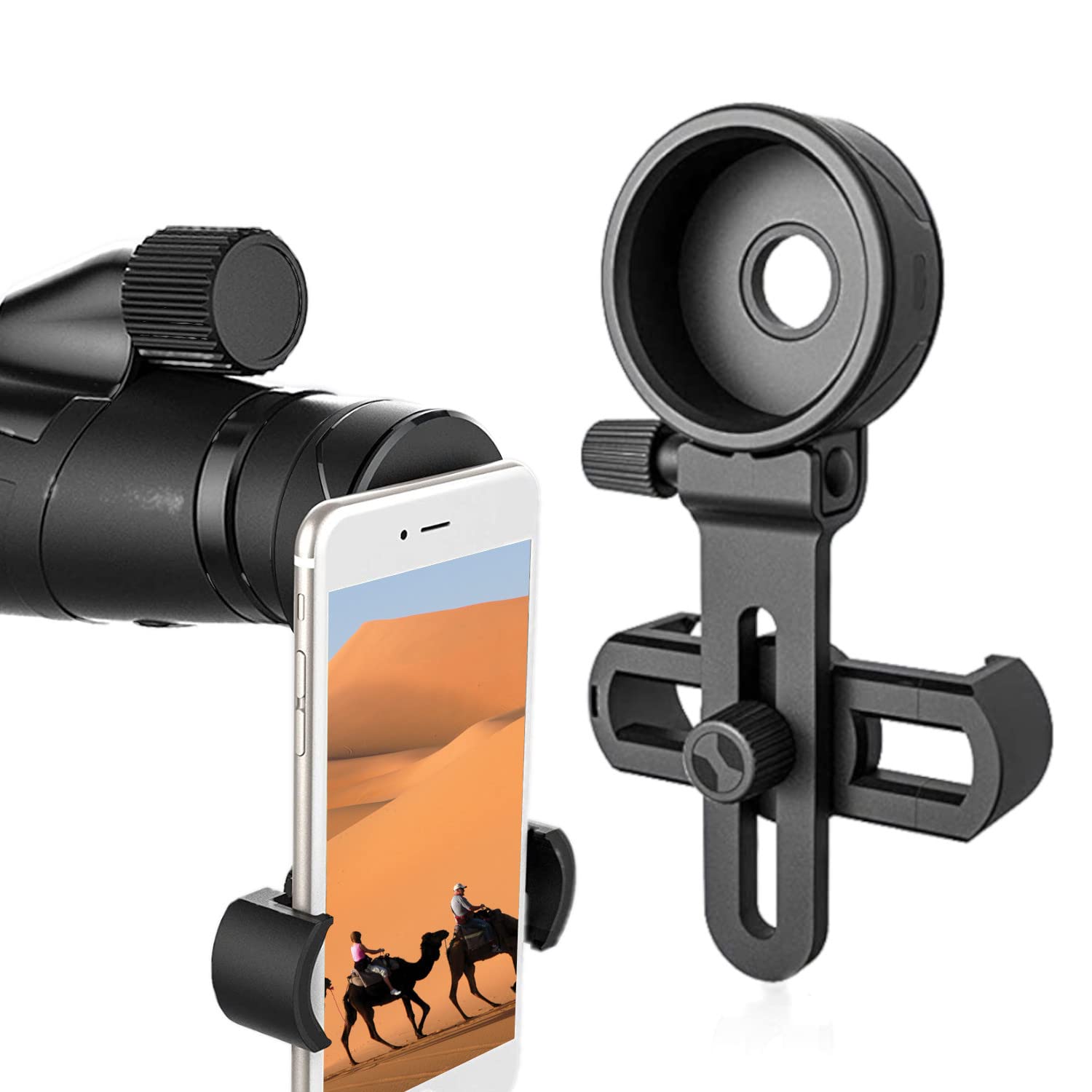 Best Phone Scope Mount for Enhanced Zoom & Stunning Photos - Perfect for Hunting, Bird Watching & Outdoor Adventures