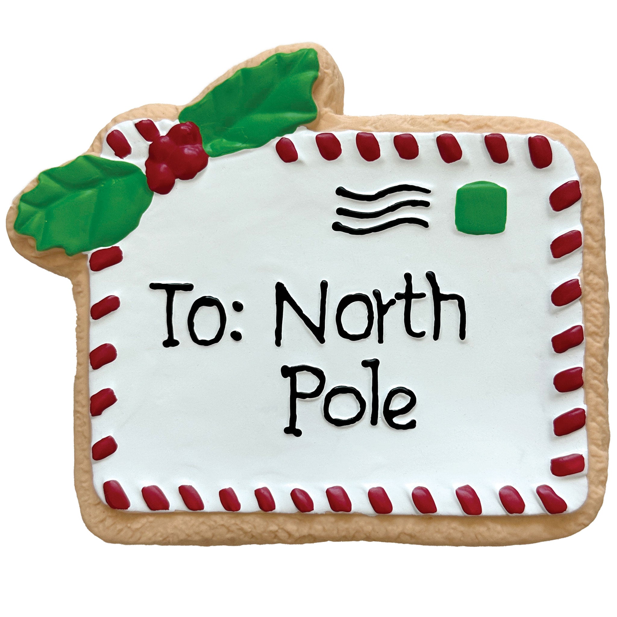 FouFou Christmas Dog Cookies - Santa Letter Shaped Chew Toys for Small & Medium Dogs - Perfect for Holiday Gifts & Puppy Training Treats