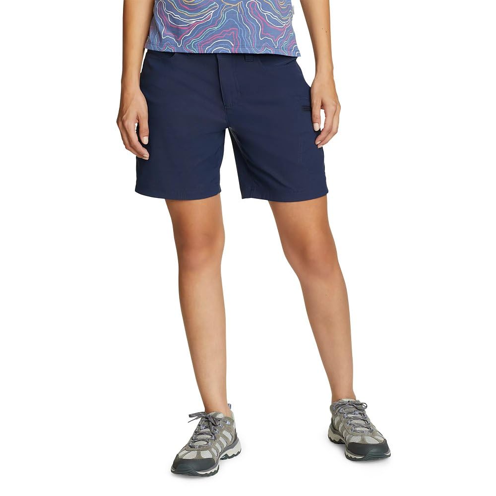 Eddie Bauer Women's Rainier Shorts - Lightweight Quick-Dry Hiking Shorts for Outdoor Adventures, Travel & Casual Wear