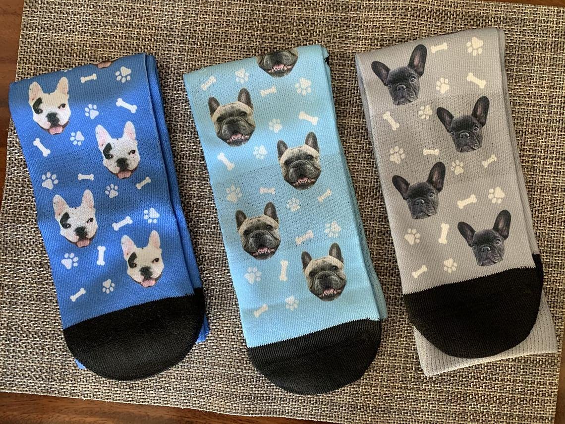 Custom Personalized Photo Pet Face Socks for Men & Women - Unique Unisex Customized Novelty Socks with Your Pet's Picture - Perfect Gift for Pet Lovers, Couples & Sock Enthusiasts