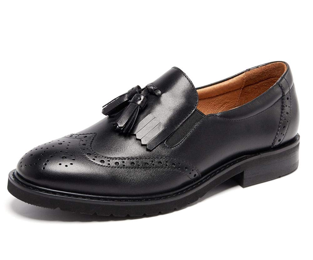 Beau Today Women's Slip-On Loafers with Tassel | Genuine Leather Oxford Shoes for Girls | Perfect for Office, Casual Wear & Travel