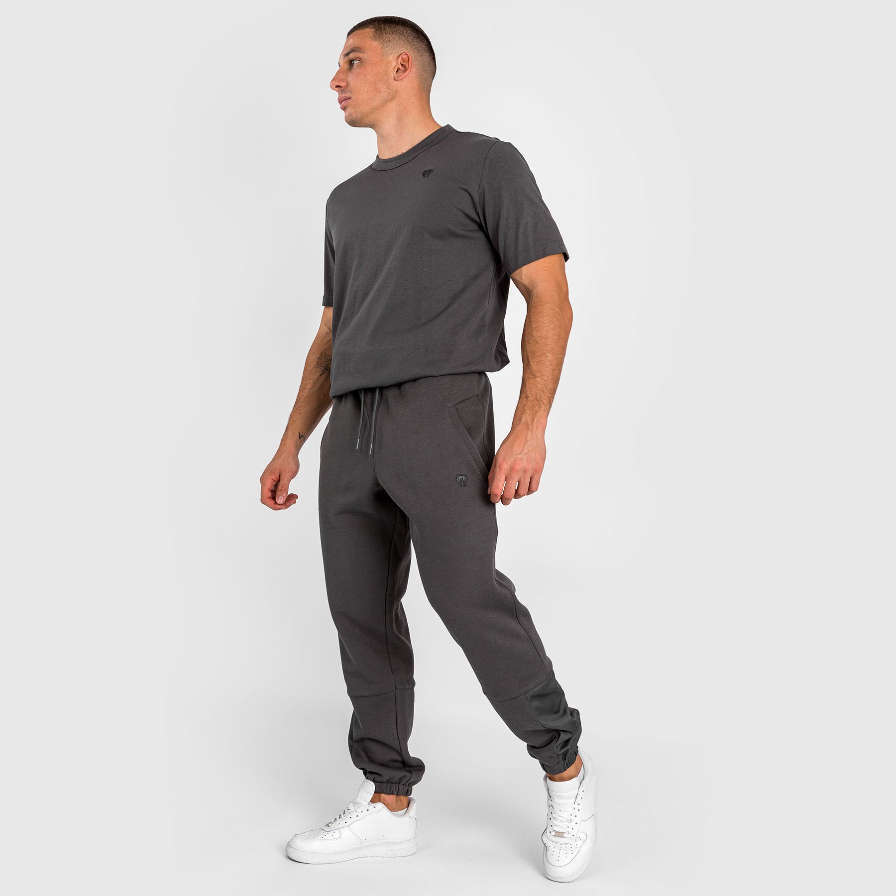 Venum Silent Power Jogger Pants - Lightweight & Breathable Grey Workout Joggers for Men - Perfect for Gym, Running & Casual Wear