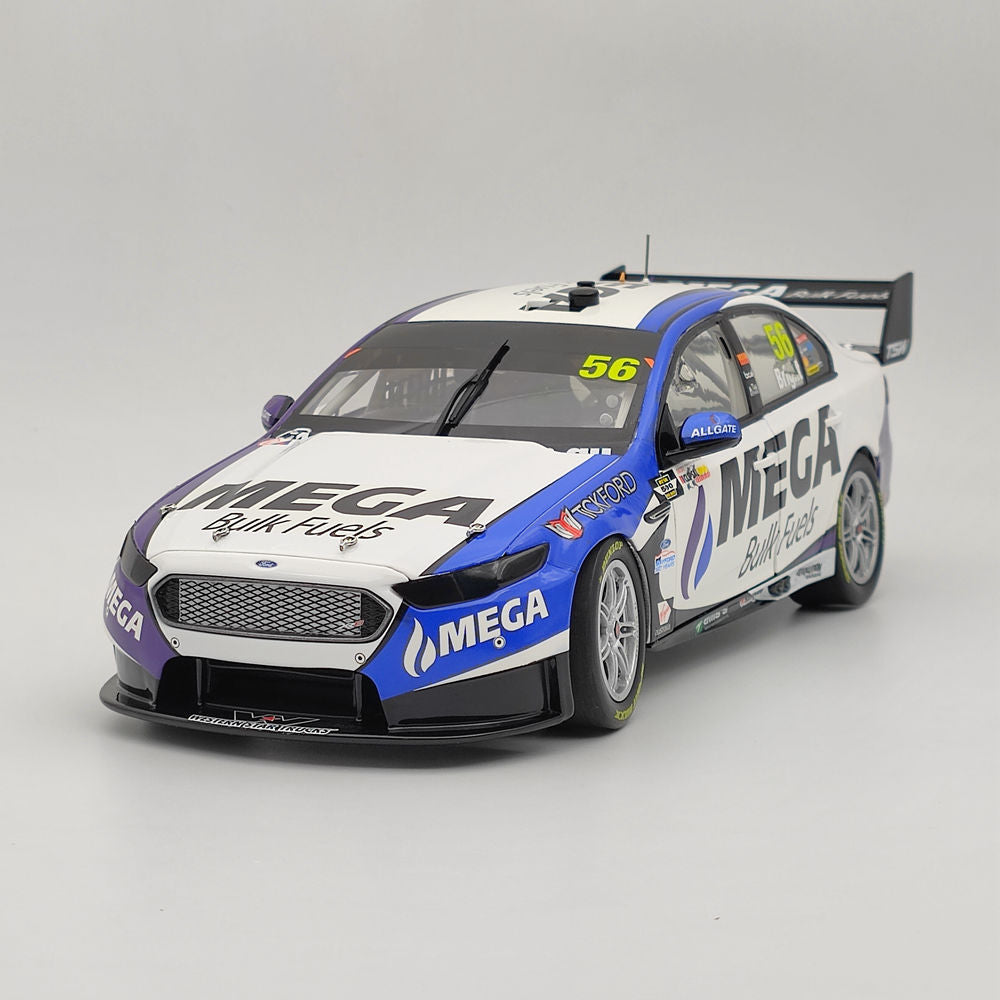 Authentic 1/18 Scale Tickford Racing Jason Bright #56 Ford FGX Falcon 2017 Clipsal 500 Diecast Model Car - Collectible Gift for Racing Fans, Display & Home Decor