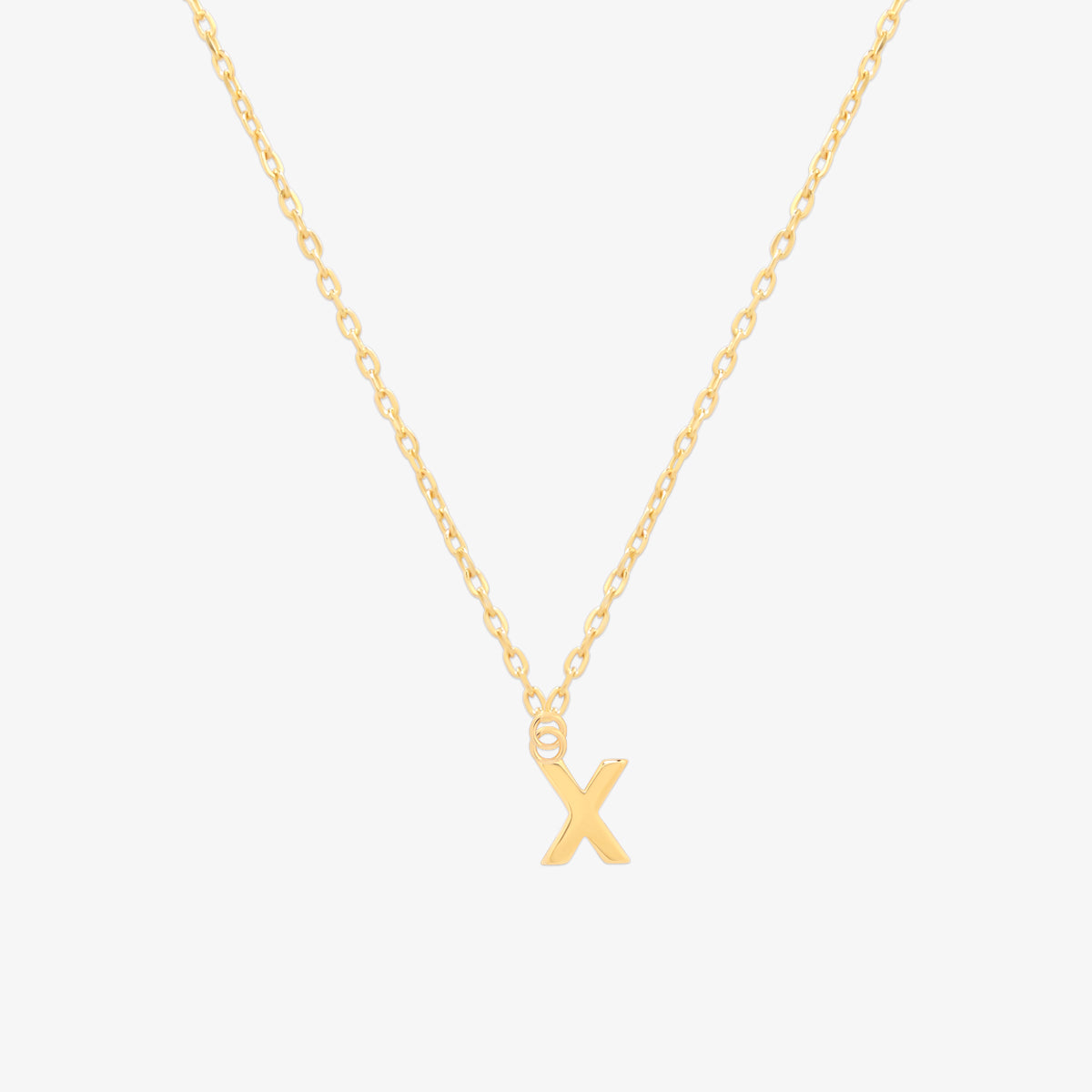 Classic Initial Pendant Necklace - Personalized A-Z Letter Jewelry for Women - Perfect Gift for Birthday, Anniversary & Valentine's Day