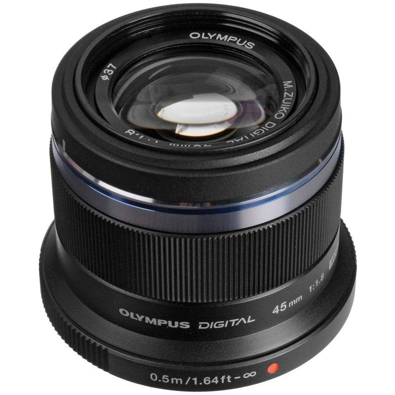 Olympus OM System M.Zuiko Digital 45mm f/1.8 Lens - Premium Portrait & Low Light Photography Lens for Mirrorless Cameras | Perfect for Travel, Street & Event Photography