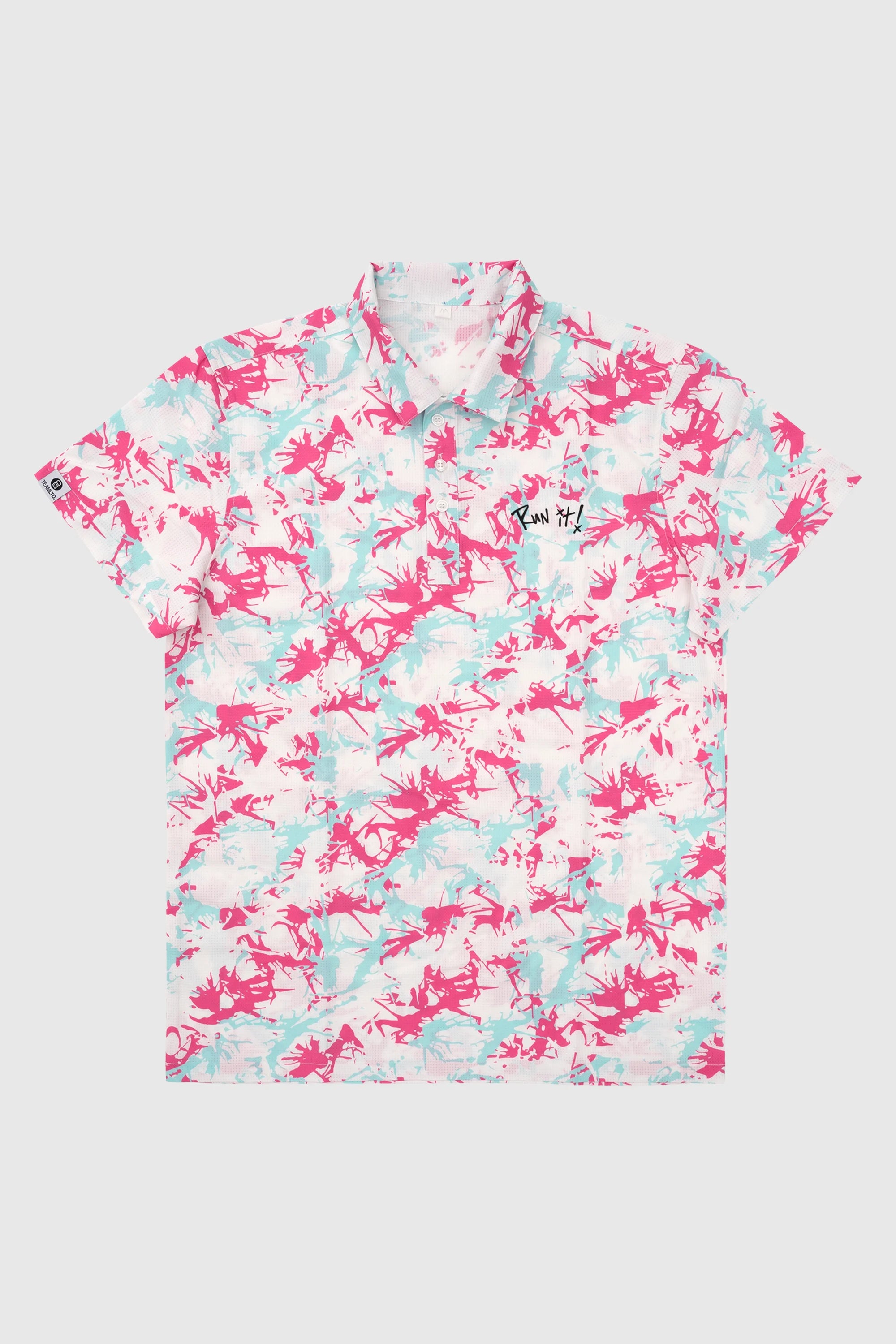 Run It Par Tee Polo Shirt - Men's Casual Golf & Tennis Polo for Sports & Outdoor Activities