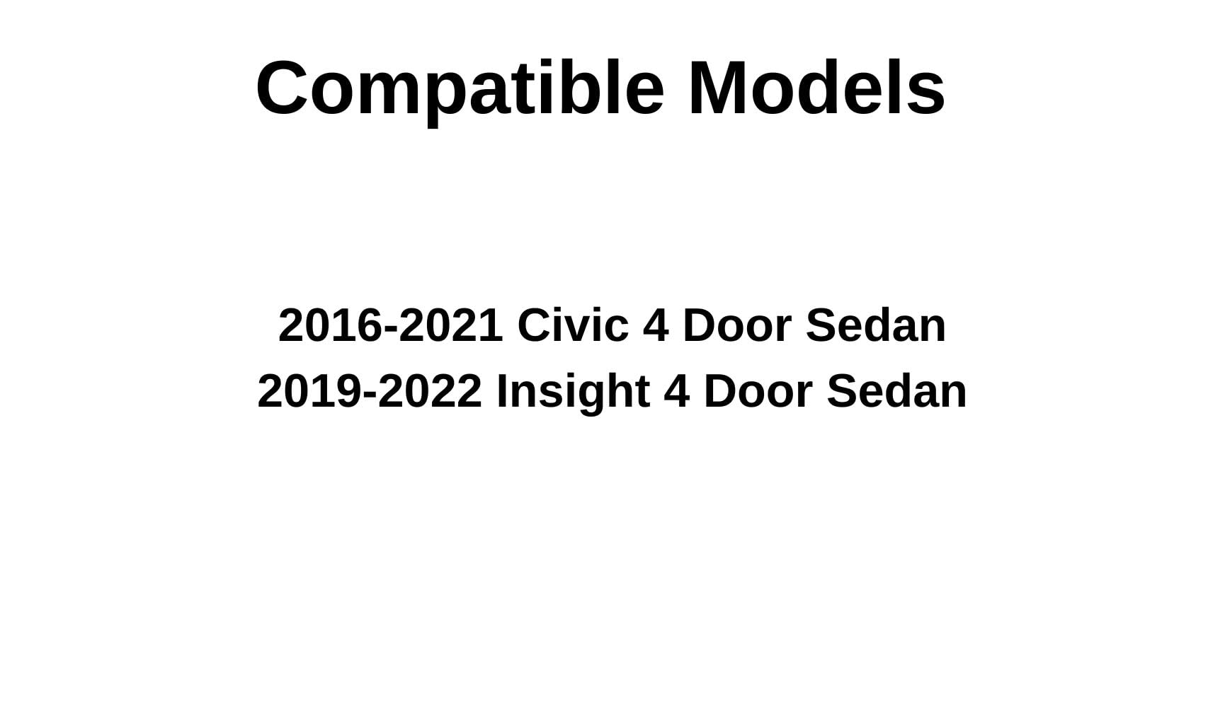 2016-2021 Honda Civic & 2019-2022 Insight Driver Side Front Window Glass Replacement - Left Door Compatible with 4-Door Sedan Models | Perfect for Auto Glass Repair & Vehicle Maintenance