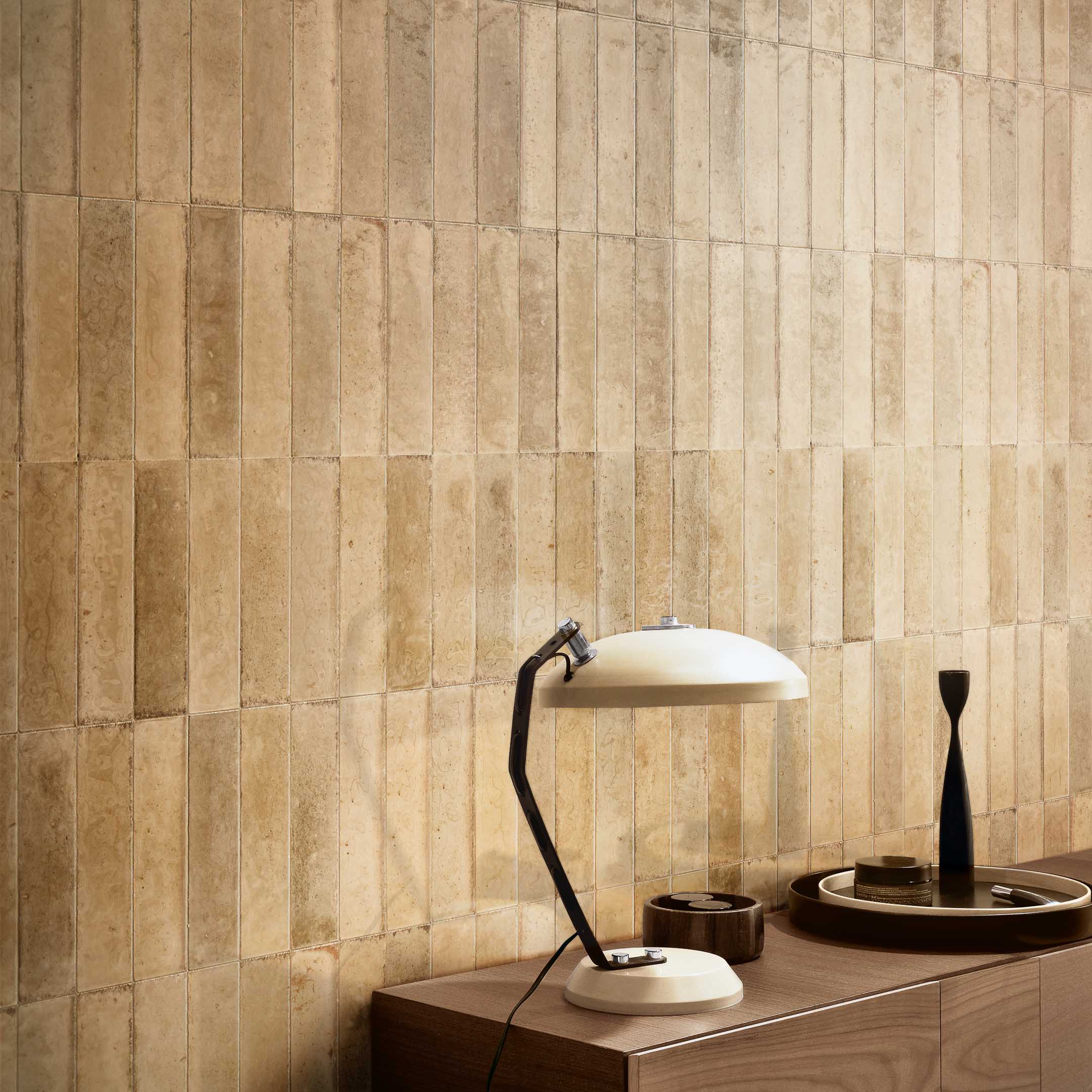 Magnolia Zellige Subway Tiles - Handmade Ceramic Wall & Backsplash Tiles for Kitchen, Bathroom, and Shower Decor