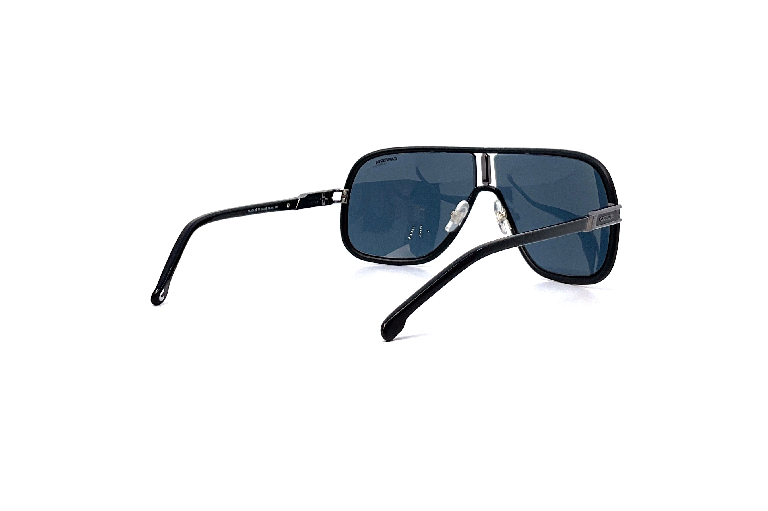 Carrera Flaglab II Matte Black Sunglasses - Polarized UV Protection for Men & Women - Perfect for Driving, Running, and Outdoor Activities