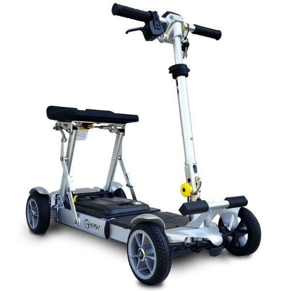 EV Rider Gypsy Q2 Folding Mobility Scooter - Lightweight & Portable Electric Scooter for Seniors & Adults - Perfect for Travel, Shopping & Outdoor Adventures