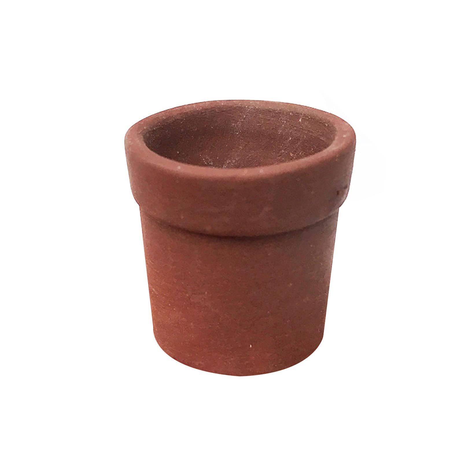 1/12 Scale Mini Ceramic Flower Pots - Smooth Surface Simulation for Pretend Play, Micro Landscape & Garden Decoration | Perfect for Dollhouse Scenes, Fairy Gardens & DIY Terrariums