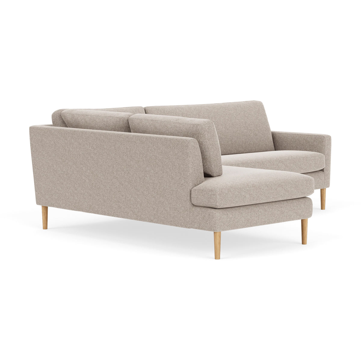 Astha Fabric Left Corner Sofa - Modern L-Shaped Sectional Couch for Living Room, Lounge & Small Spaces | Comfortable Home Furniture for Relaxing & Entertaining