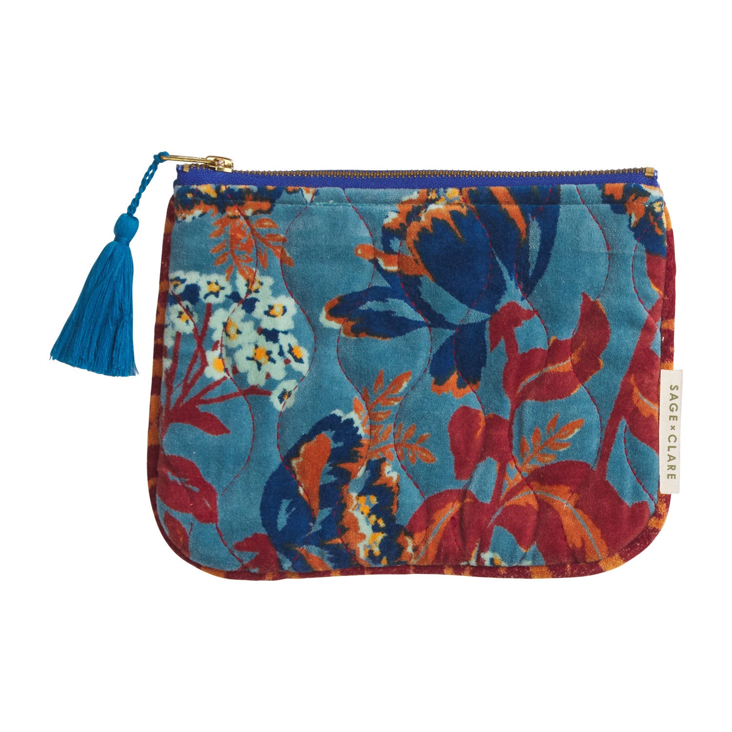 Margot Velvet Pouch - Luxury Soft Velvet Makeup Bag for Women, Travel Cosmetic Organizer, Jewelry Storage Pouch - Perfect for Gifts, Bridesmaids, and Everyday Use