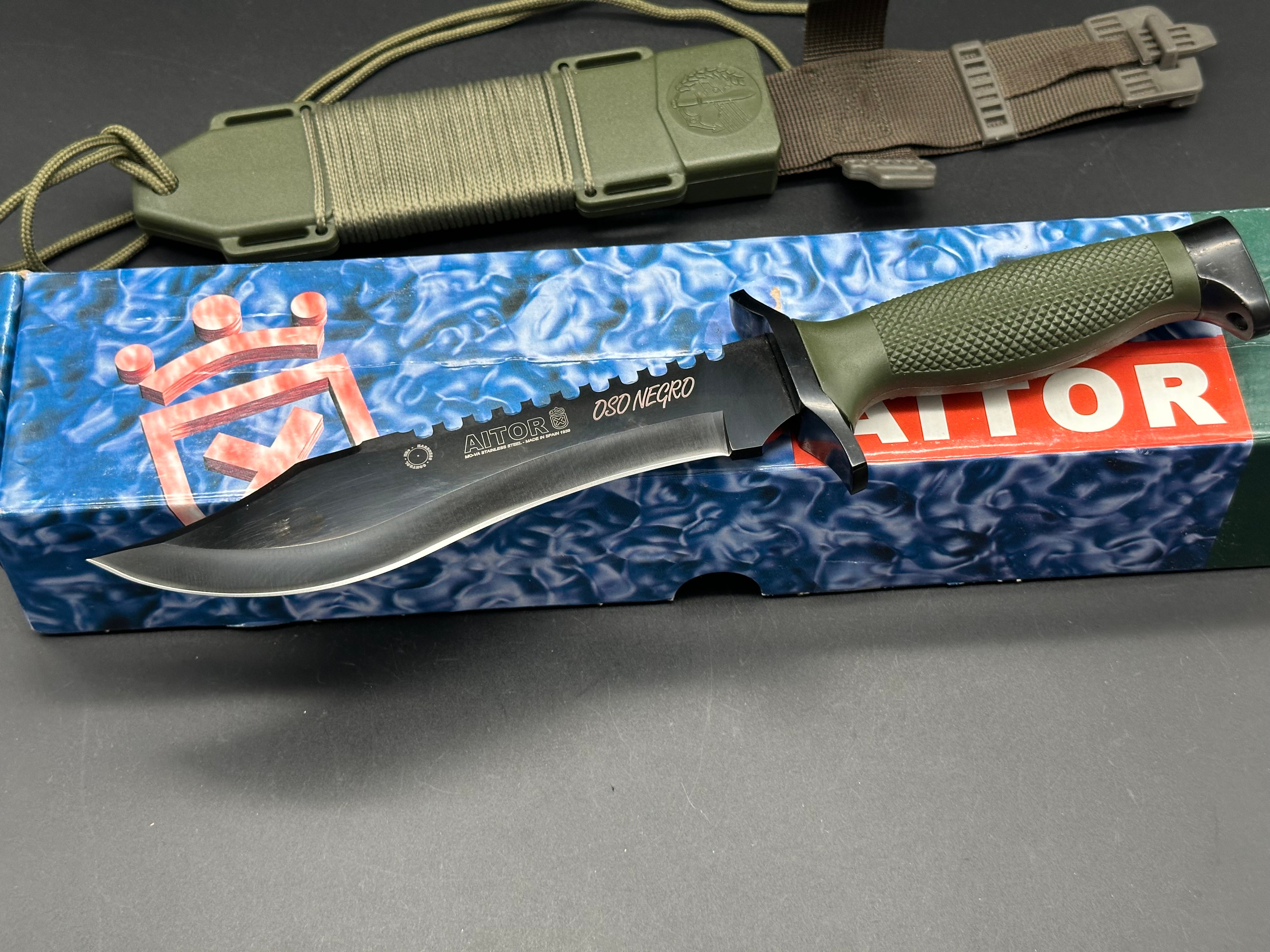 AITOR Oso Negro Fixed Blade Knife - 7.25