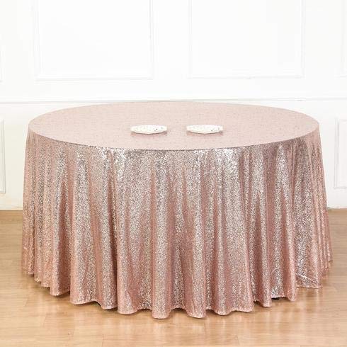 Premium Sequin Round Tablecloth 132
