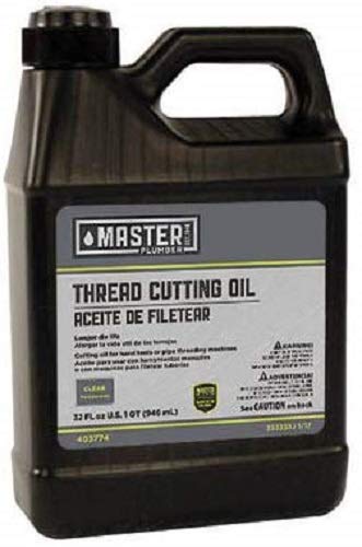 061110 Quart Thread Cutting Oil - 6 Pack for Metalworking, Plumbing & DIY Projects | High-Performance Lubricant for Smooth Threading & Tapping