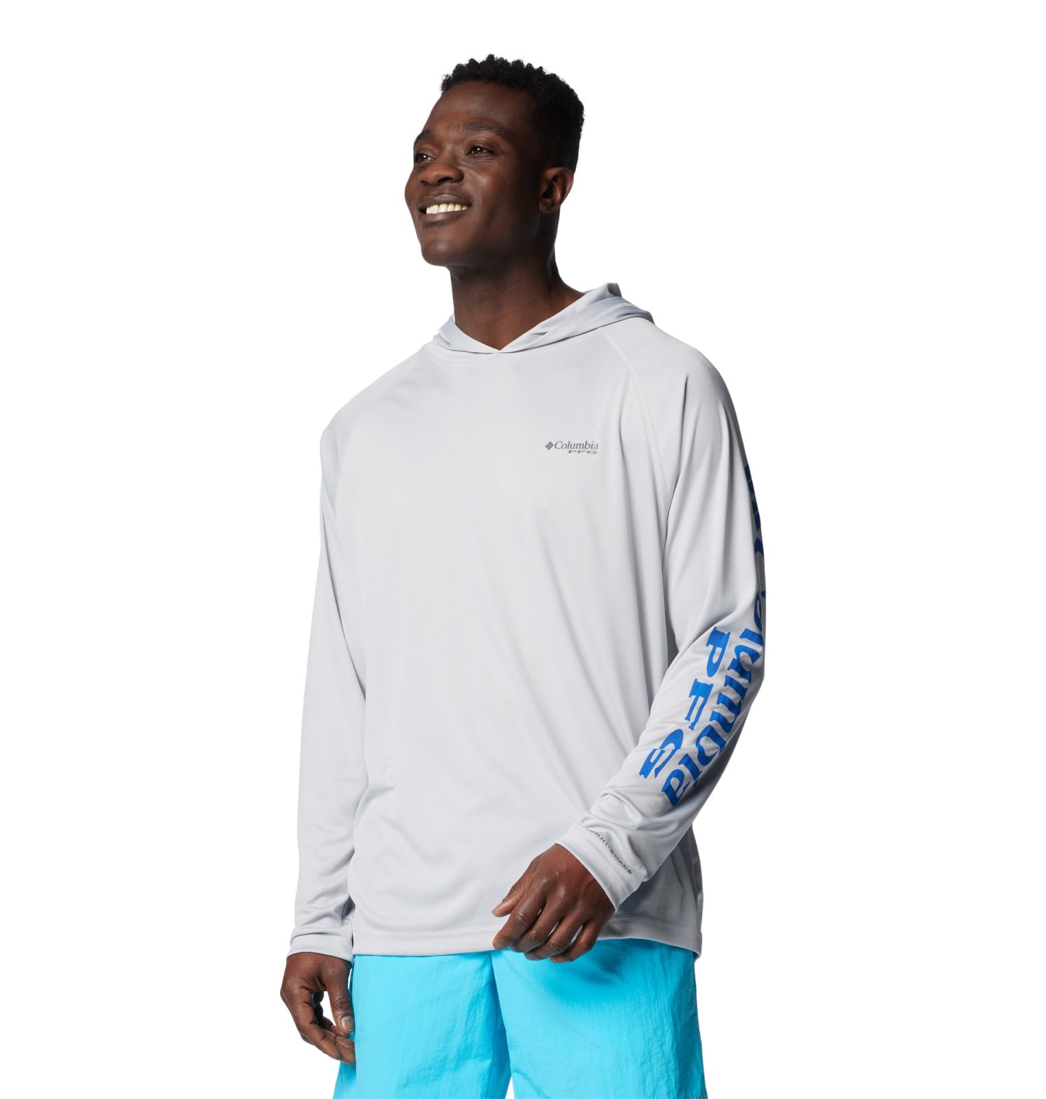 Columbia Men's Terminal Tackle Fleece Hoodie - Lightweight Warm Pullover for Outdoor Hiking, Camping & Casual Wear