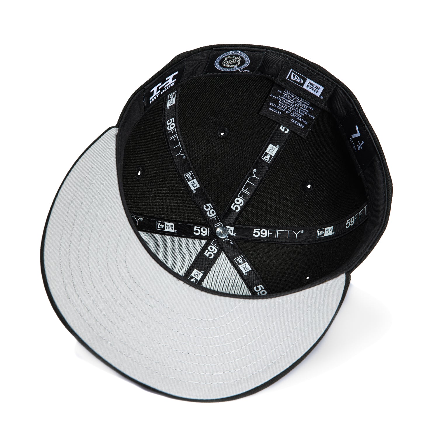 New Era 59Fifty Detroit Red Wings Adjustable Snapback Hat - Black - Official NHL Licensed Cap for Men & Women - Perfect for Baseball, Basketball, and Casual Streetwear Fashion