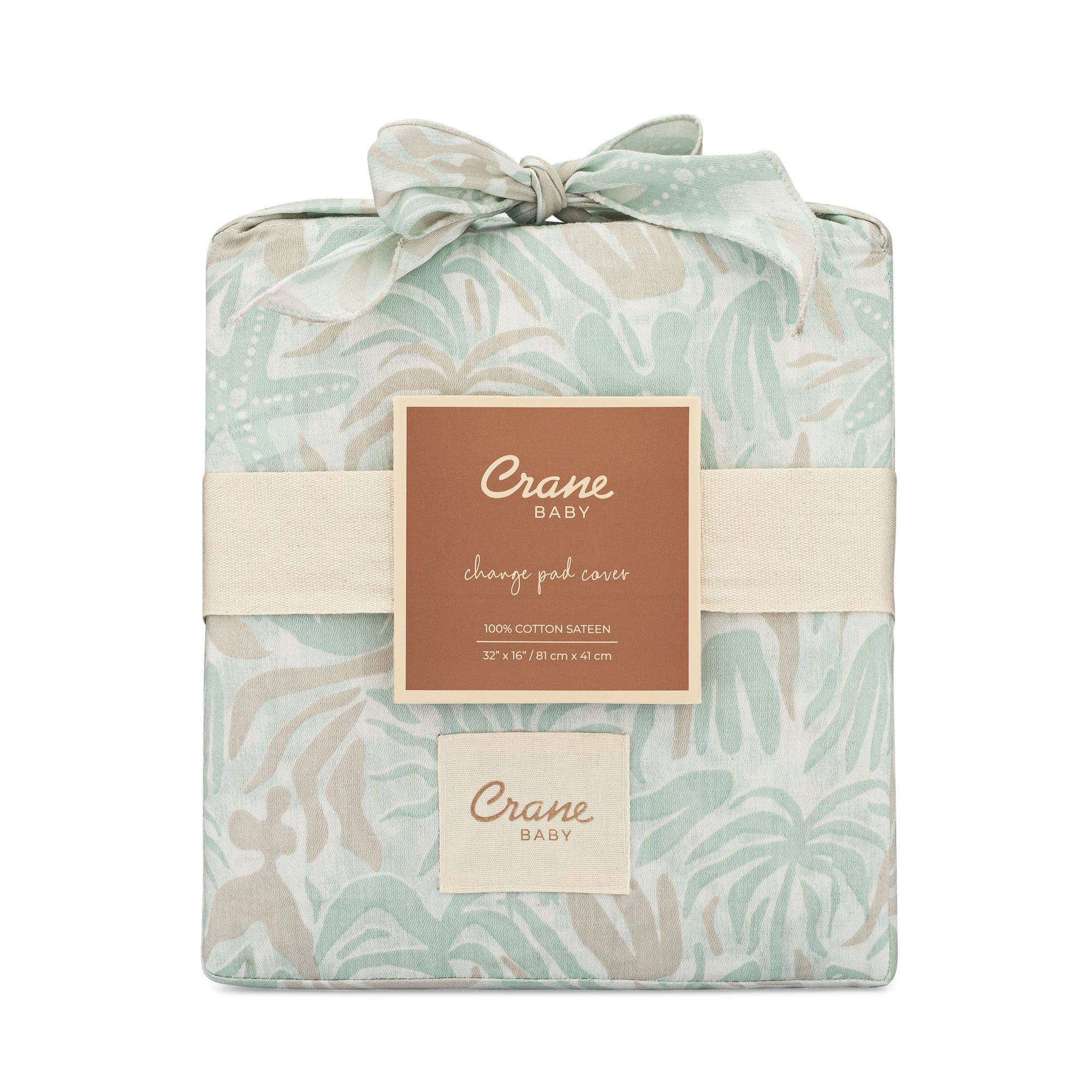 Crane Baby Cove Quilted Changing Pad Cover - Soft Waterproof Diaper Changing Pad Cover for Nursery, Baby Registry & Travel - Perfect for Cribs, Dressers & Changing Tables