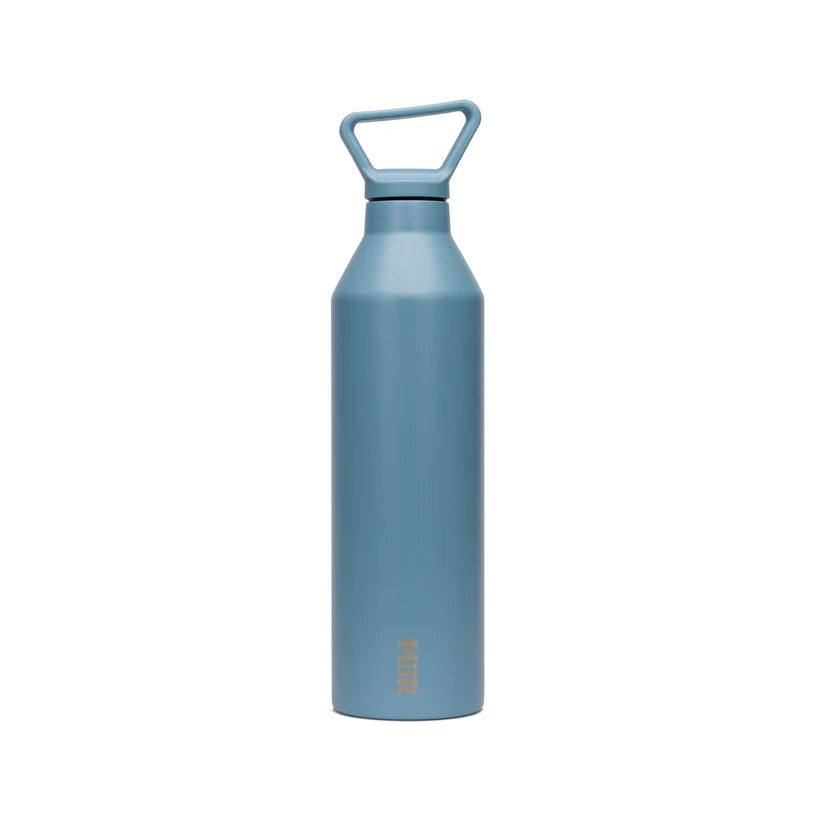MiiR 23oz Narrow Mouth Insulated Water Bottle - Double Wall Vacuum Stainless Steel, Leak Proof, BPA Free - Perfect for Hiking, Camping & Office Use (Home Blue)