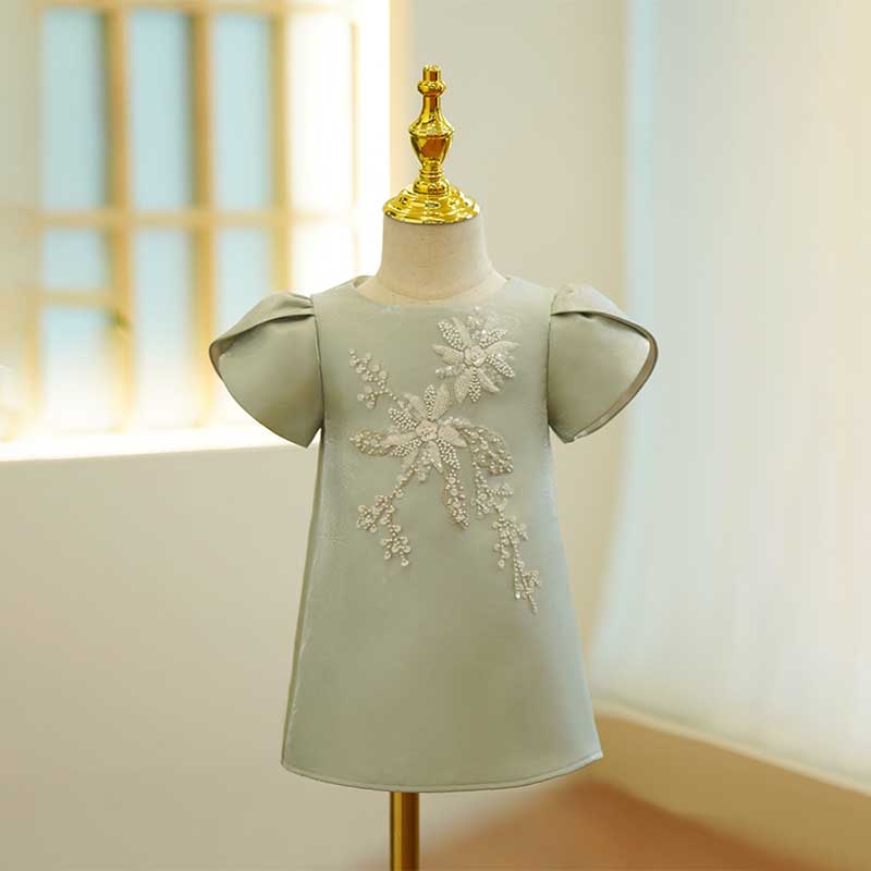 Sparkly Baby Girl Sequin Embroidery Birthday Princess Dress - Perfect for 1st Birthday Party, Photoshoot & Special Occasions