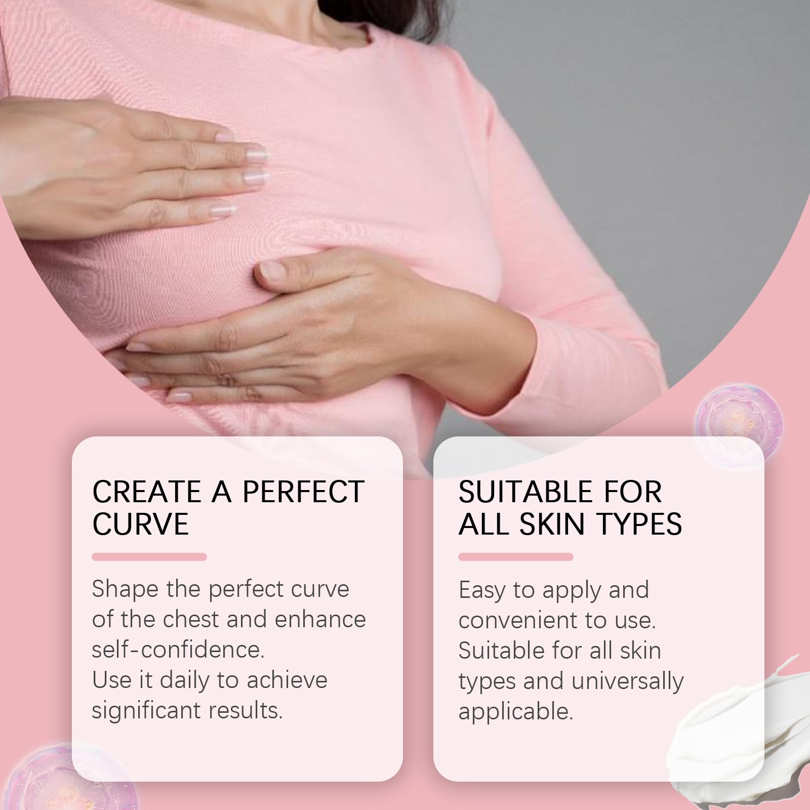 Natural Breast Enlargement Cream for Women - Firming & Lifting Enhancement Cream with Herbal Extracts (30g) | Safe & Effective Breast Growth Solution for Confidence & Intimacy