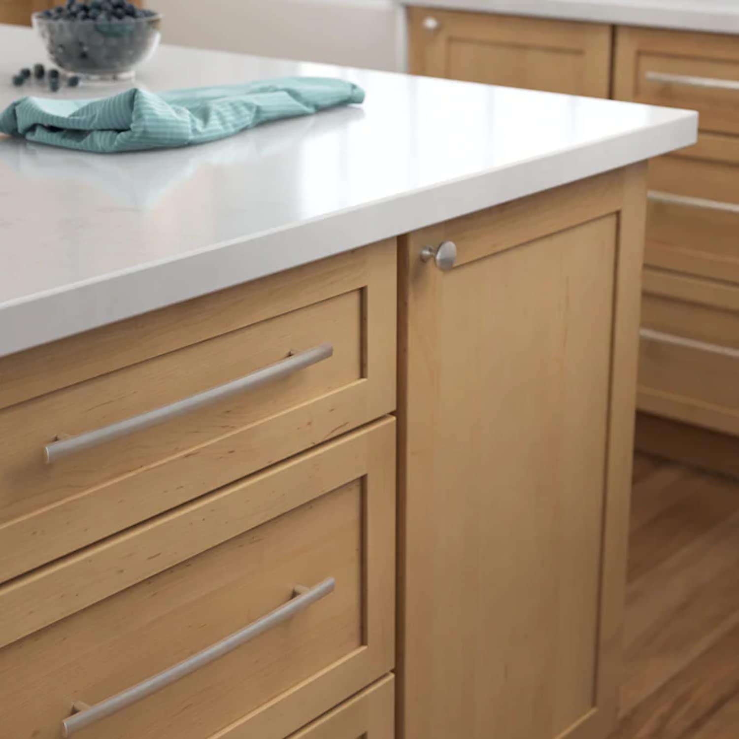 Brainerd Caroline 10-1/16-inch Satin Nickel Cabinet Pull - Arch Bar Handle for Kitchen Cabinets, Dressers & Bathroom Vanities - Durable Hardware for Home Renovation & Furniture Upgrade