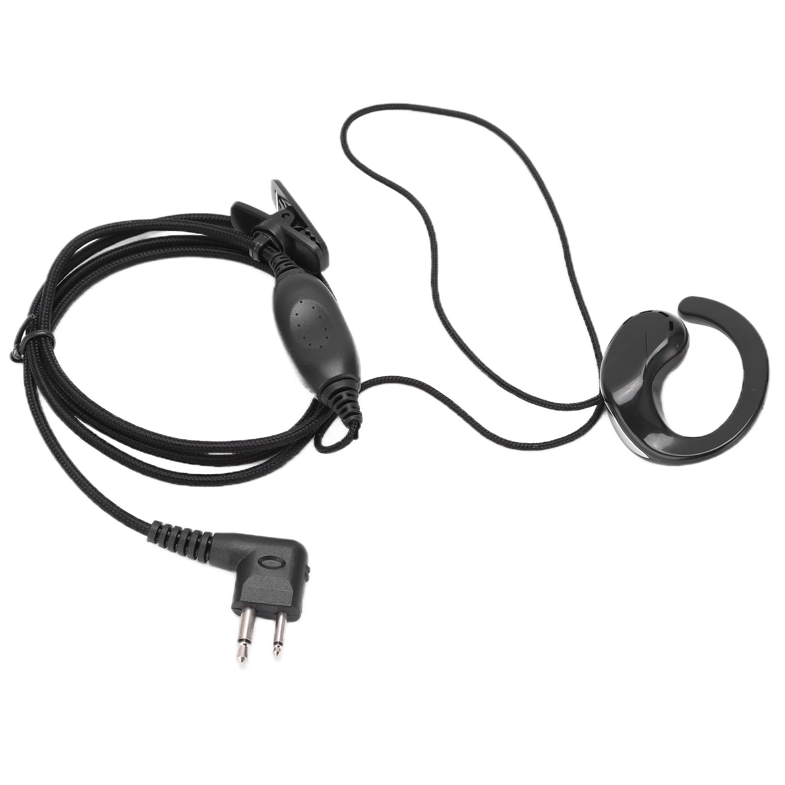 2 Way Radio Earphone with Intercom Headset - ABS Portable M Head Compatible with SV10 SV11 SV11D SV21 SV12 SV22 Series - Ideal for Construction, Security & Outdoor Communication