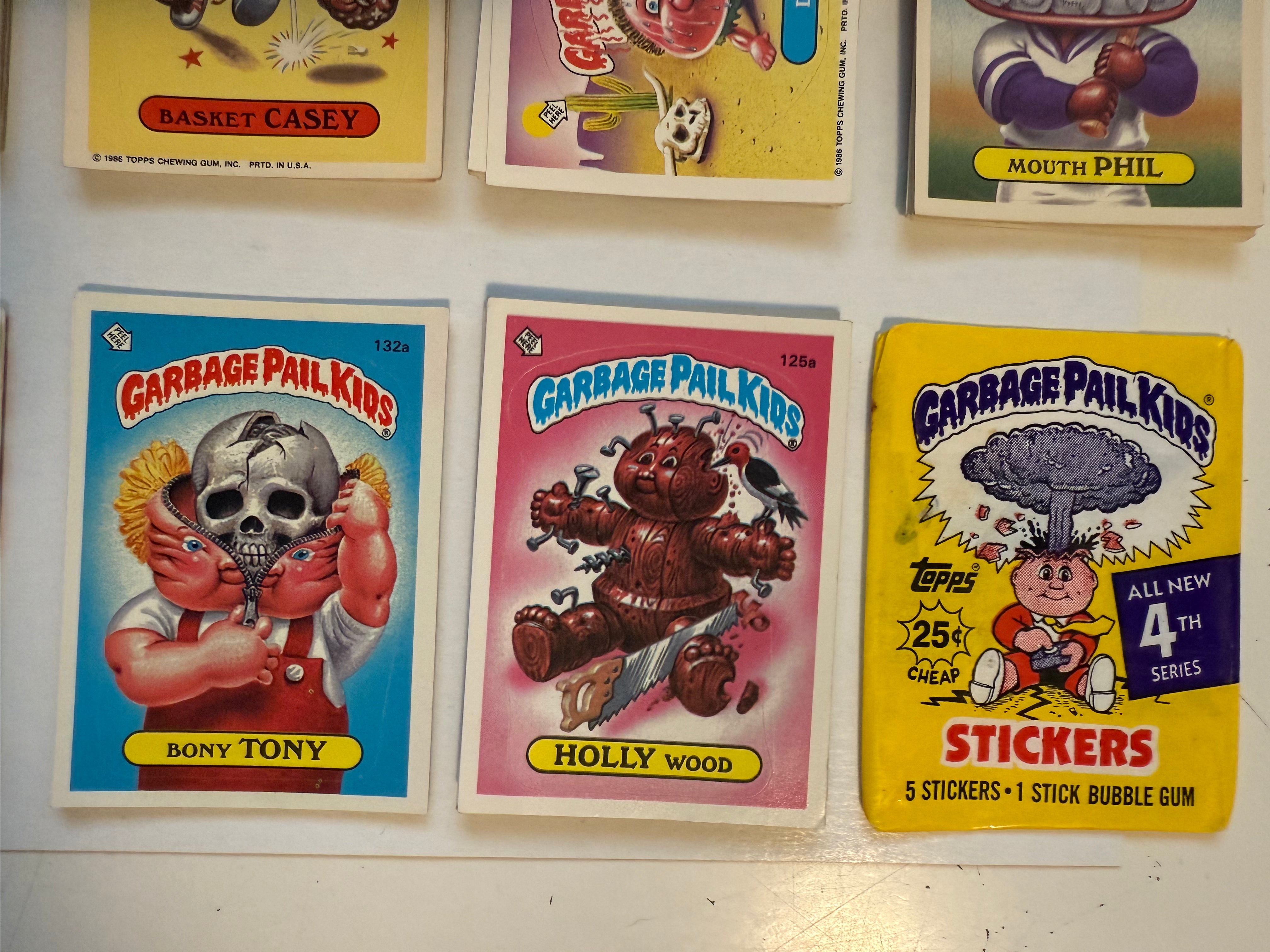 Vintage 1985 Garbage Pail Kids Series 3 Rare Stickers Set - High Grade Condition with Original Wrapper | Collectible Trading Cards for Nostalgic 80s Fans & Pop Culture Enthusiasts