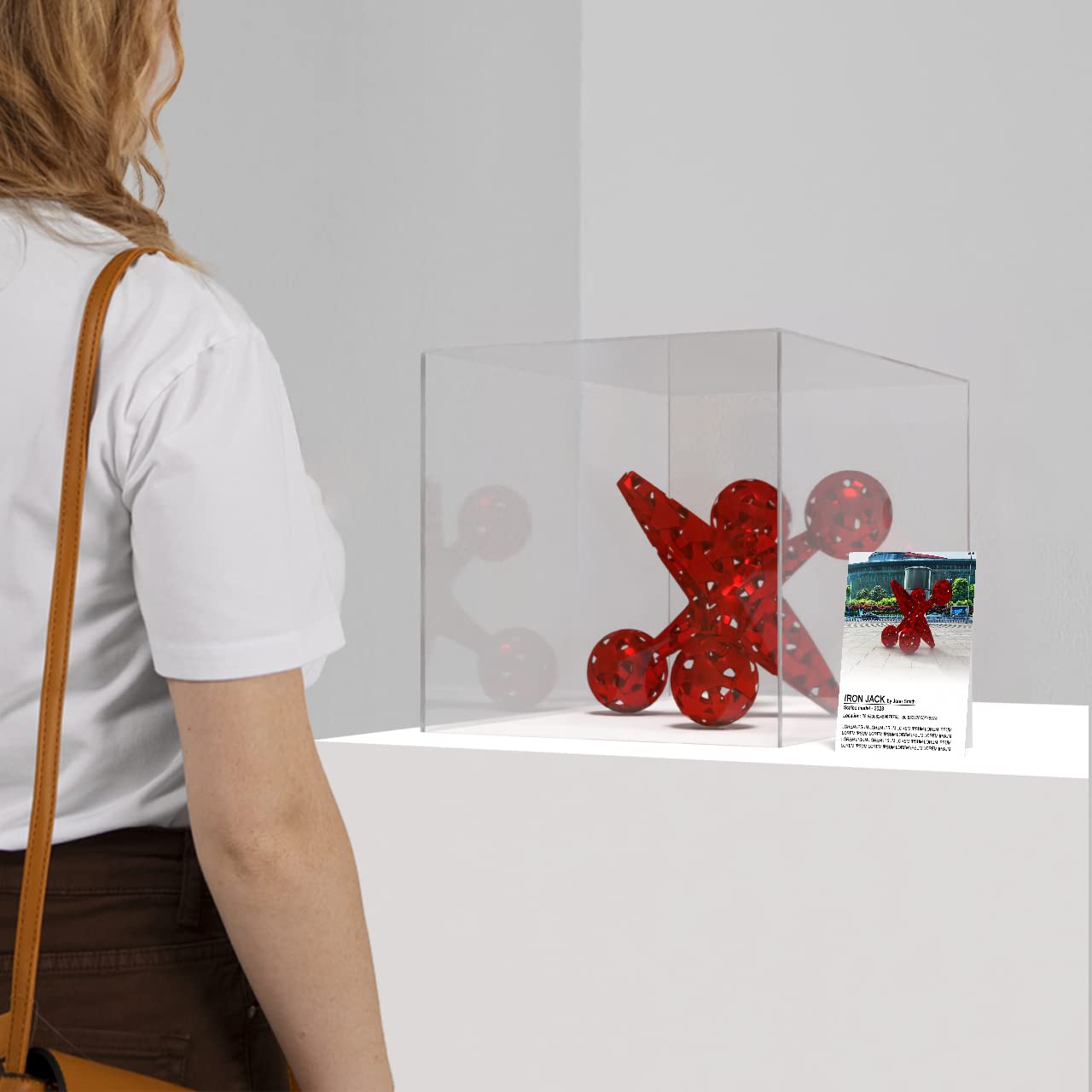 2 Pack 14 Inch Clear Acrylic Display Box - Open Side No Lid Square Lucite Storage Bin for Retail Merchandise & Product Riser - Perfect for Store Displays, Countertop Organization & Home Decor