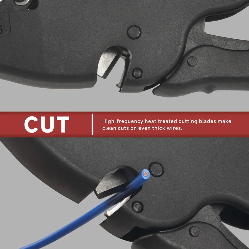 IWS D10 Professional Wire Stripper with Built-In Cutter - Multifunctional Stripping & Cutting Tool for 0.03-10mm² Wires - Perfect for Electricians, DIY Projects & Home Repairs