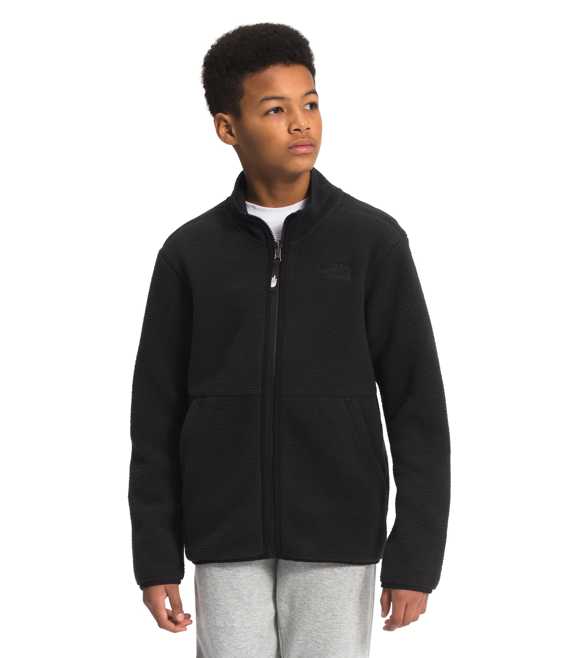 Boys' Carbondale Fleece Jacket - Warm & Cozy Winter Outerwear for Kids | NF0A5A2K | Perfect for School, Outdoor Play & Cold Weather Activities