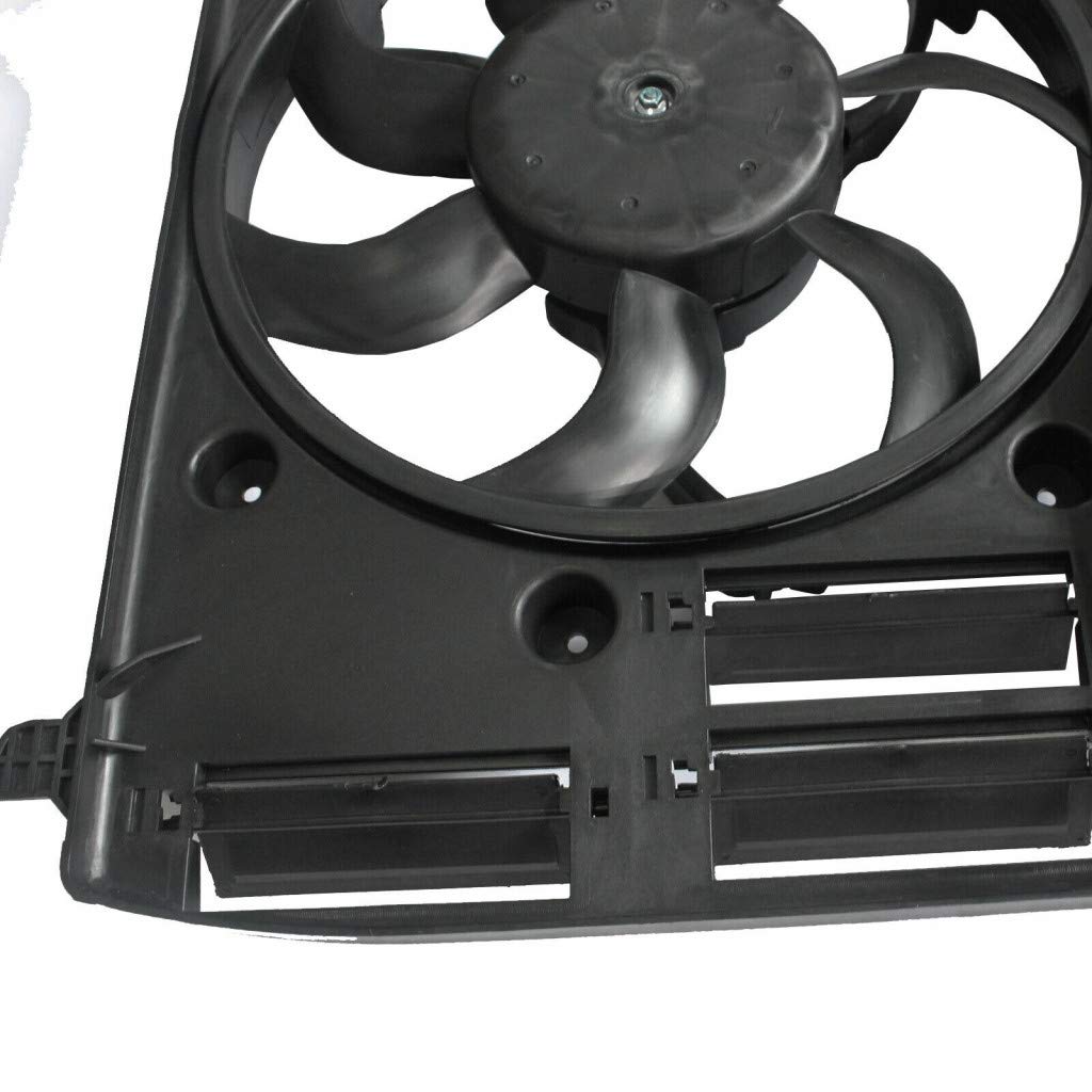 2017-2018-2019 Ford Fusion 2.0L Turbo Radiator & A/C Condenser Fan Assembly Replacement for FO3115221 FG9Z-8C607-A | Perfect for Cooling System Repair & Maintenance
