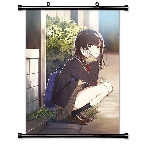 I Shaved Then I Brought a High School Girl Home Anime Wall Hanging Scroll Poster - 16x23 Inches - Perfect for Anime Fans, Bedroom & Game Room Decor