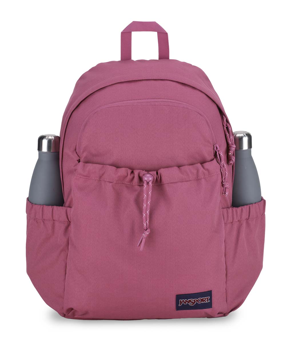 JanSport Lounge Pack Backpack - Mauve Haze Color, Lightweight & Durable for School, College, Travel & Everyday Use